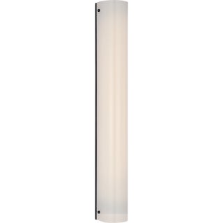 Barbara Barry for Visual Comfort Signature Penhold 24" Bath Light in Bronze with White Glass For Sale