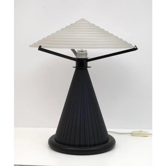 Postmodern Murano Glass Mushroom Table Lamp, Italy, 1980s For Sale - Image 6 of 9