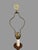Vintage Mid Century Modern Wilmar Gilt Metal 39" Table Lamp In very nice original condition showing some typical age-...