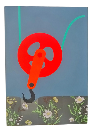Jacques Polì, Composition, 1969, Oil & Mixed Media on Canvas