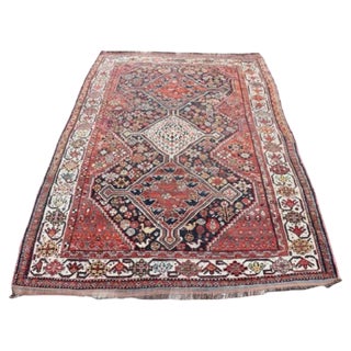 Vintage Middle Eastern Shiraz Rug, 1950s For Sale