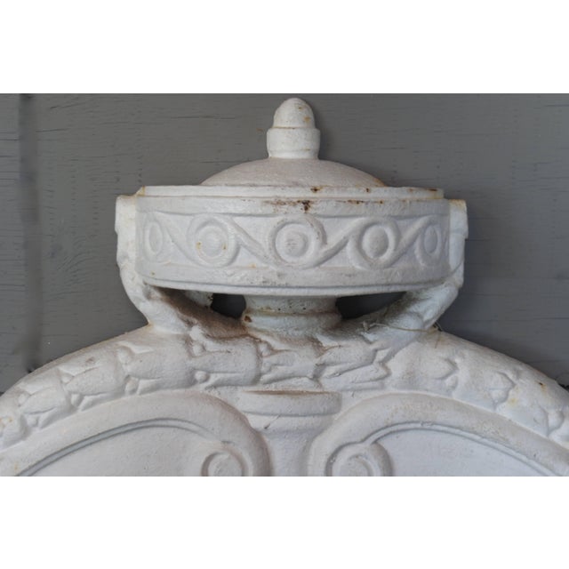 Late 19th Century Late 19th Century Wrought Iron Fountain Plaque For Sale - Image 5 of 10