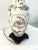Asian Antique Vintage Asian Botanical Ceramic Lamp For Sale - Image 3 of 10
