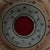 Contemporary Handcrafted Art Studio Eartware Wall Decor Platter/Bowl With Raised Central Red Medallion Circa 2013 Signed For Sale - Image 3 of 12