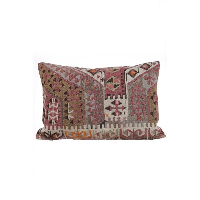 Handmade Kilim Pillow Cover For Sale - Image 4 of 4