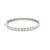 Early 21st Century Diamond 18k White Gold Pave Eternity Bracelet For Sale - Image 5 of 6