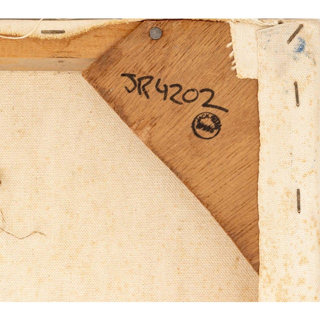 Blue Jack Roth Untitled Acrylic on Canvas For Sale - Image 8 of 8