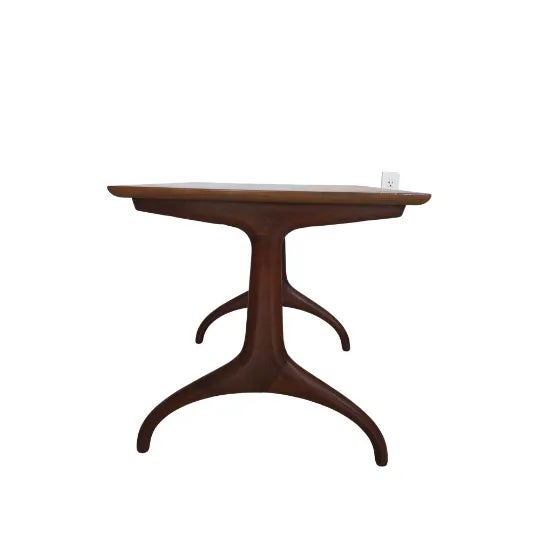 Modern Late 19th Century Heritage Henredon Table Horn Leg Side End Table For Sale - Image 3 of 11