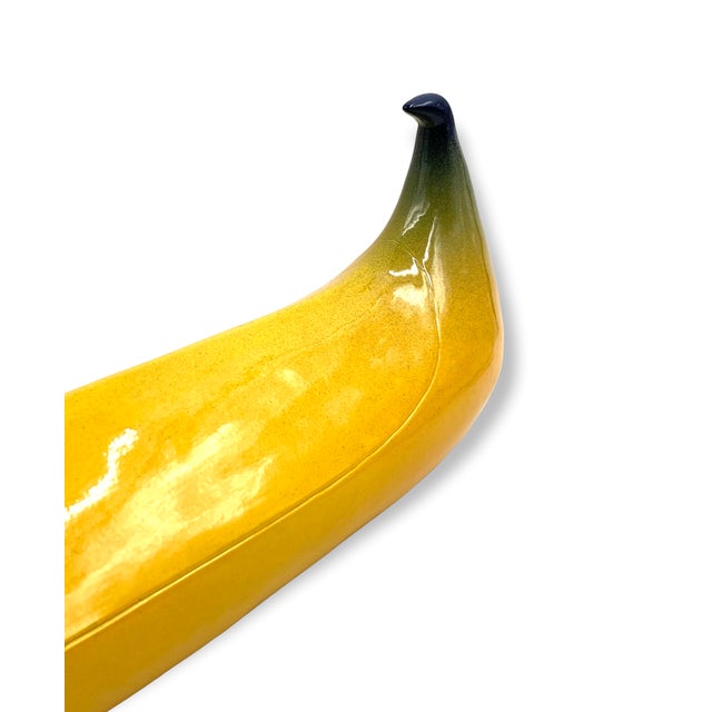 Yellow Ceramic Banana Sculpture from Zanolli Nove Italy, 1970s For Sale - Image 13 of 18