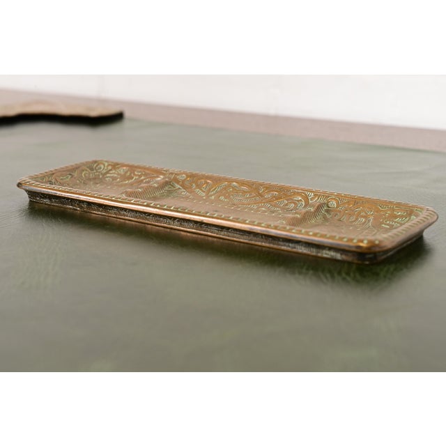 Early 20th Century Marshall Field & Co. Antique Viking Bronze Pen Tray, Circa 1910 For Sale - Image 5 of 12