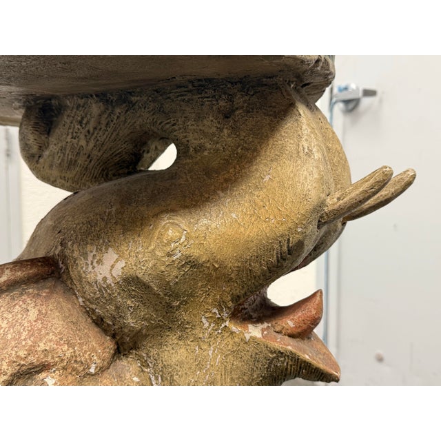 Elephant Pedestal Side Table, Vintage For Sale - Image 10 of 13
