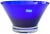 Mid 20th Century Blue Crystal Bowl For Sale - Image 5 of 5