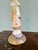 Mid-Century Modern Vintage Spiral-Carved Onyx Stone Candlestick — Italian Mid-Century Decor For Sale - Image 3 of 5