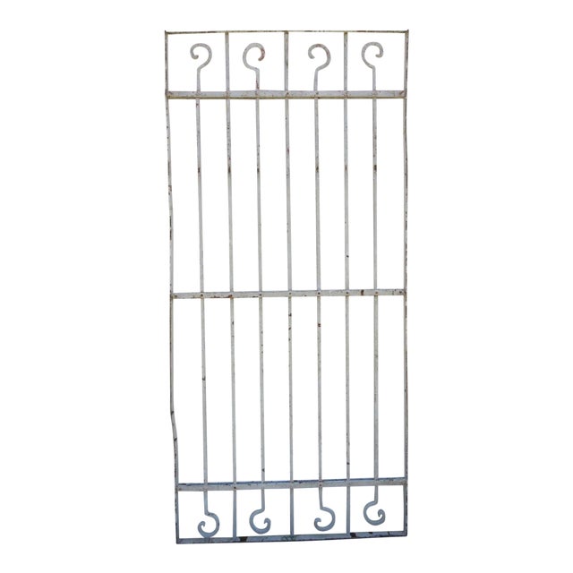 Antique Victorian Iron Gate Architectural Salvage Door For Sale