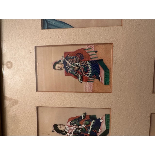 Framed 19th Century Well Executed Chinese Costume Watercolors For Sale - Image 4 of 12