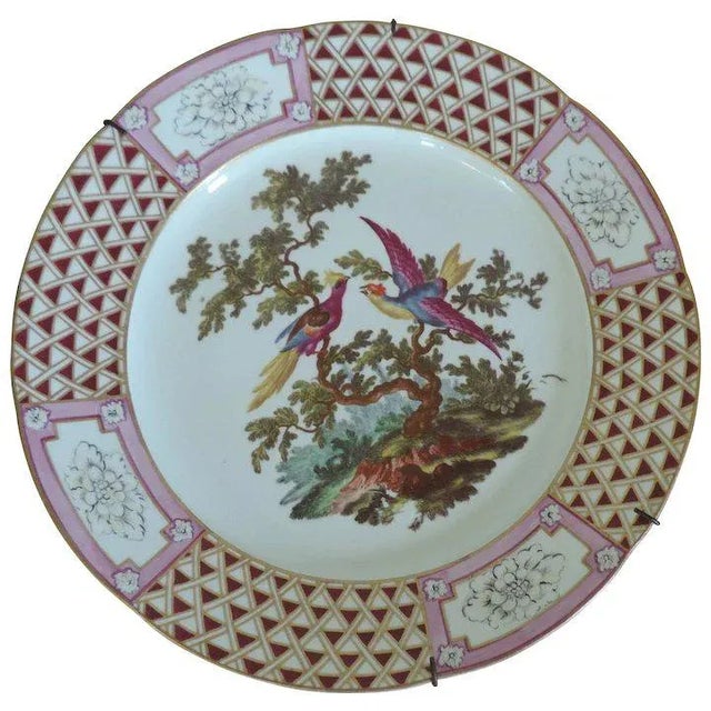 1760 French Style German Frankenthal Carl Theodor Porcelain Exotic Bird