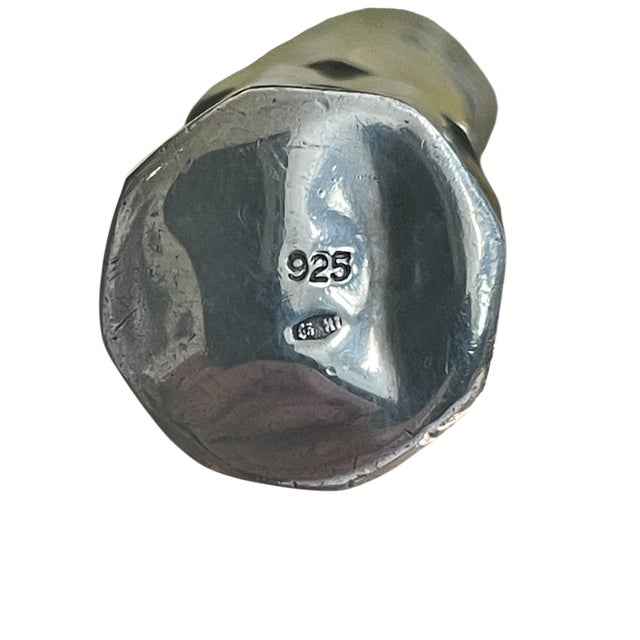 Gucci Silver 925 Gold Plated & Lucite Luxury Pen and Letter Opener Set For Sale - Image 9 of 10