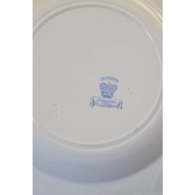 MASON'S IRONSTONE CHINOISERIE DINNER PLATE Era: Mid-19th Century, circa 1860 Origin: Lane Delph, Staffordshire, England...