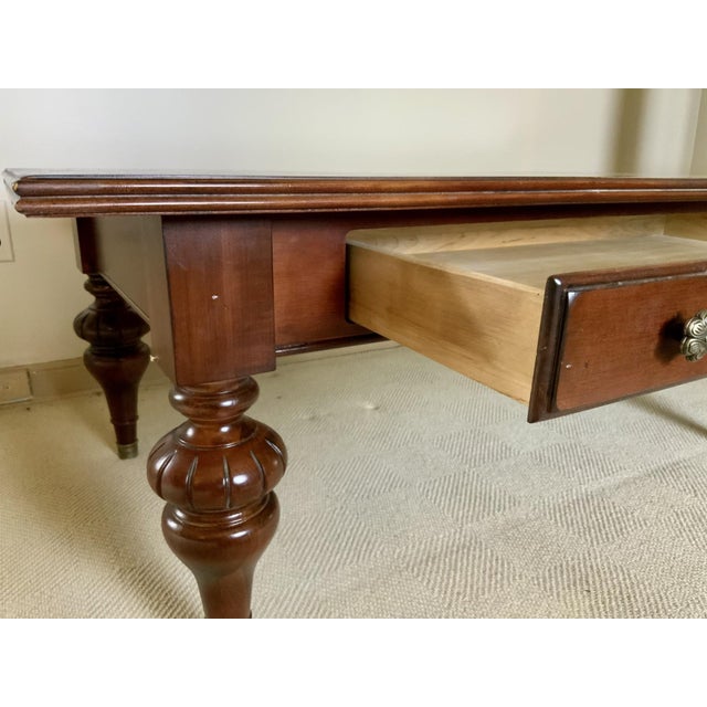 Vintage Rectangular Mahogany Chippendale Style Coffee Table For Sale - Image 9 of 18