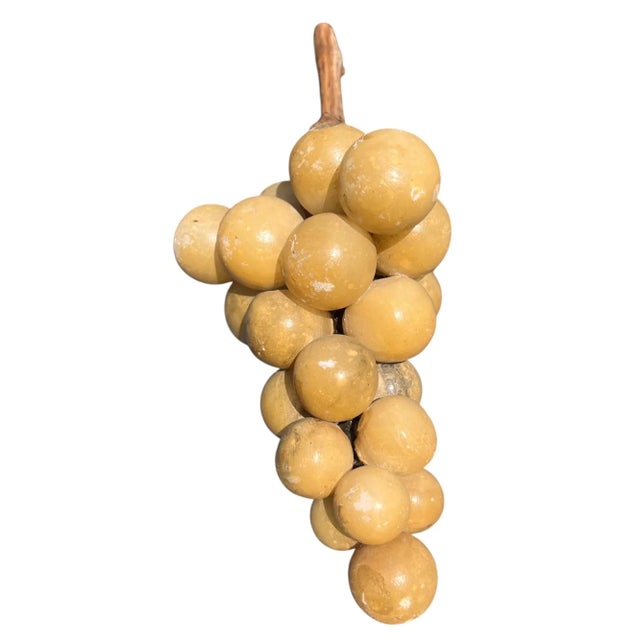 Beige Vintage Italian Alabaster Grapes, 1940s For Sale - Image 8 of 11