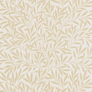 Morris & Co Willow Wallpaper in Buff For Sale