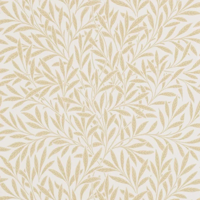 Morris & Co Willow Wallpaper in Buff For Sale