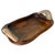 Spanish Olive Wood Centerpiece Bowl with Cow Horn Handles, 1960s For Sale - Image 15 of 15