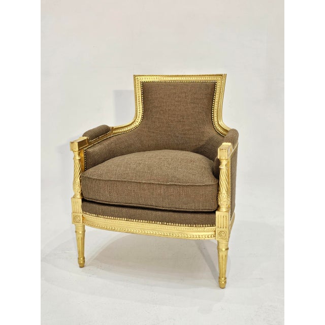 Louis XVI Style Chairs, 2010s, Set of 2 For Sale - Image 3 of 10