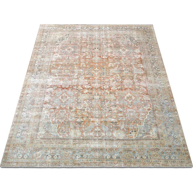 1920s 1920s Persian Mahal Rug For Sale - Image 5 of 6