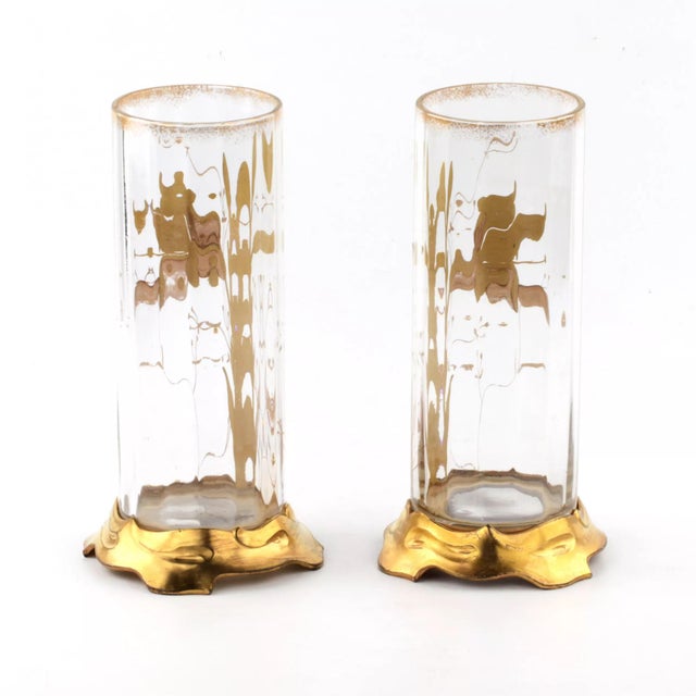 Art Nouveau Vases, Set of 2 For Sale - Image 3 of 6