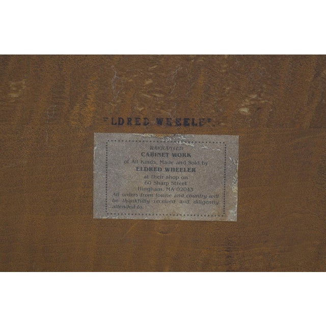 Eldred Wheeler King Size Tiger Maple Poster Bed For Sale - Image 16 of 16