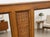 Brown Large Vintage Mid Century Modern Mirror | Walnut Rattan Mirror C. 1960's For Sale - Image 8 of 9