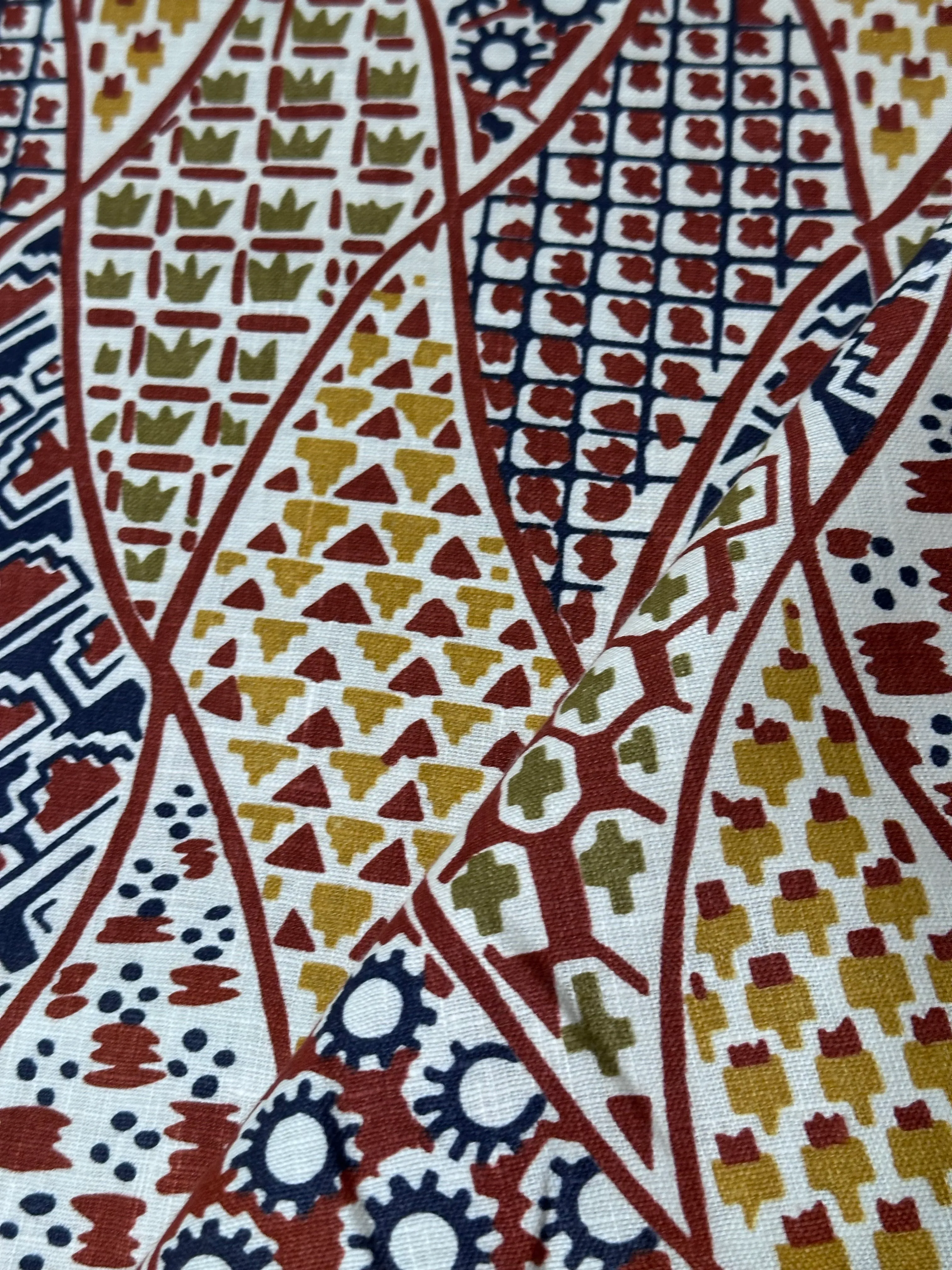Tissu Lin Soane Britain - Motif Suze - Longueur 5 Yards 6/8 - Neuf