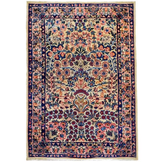 Early 20th Century Lavar Kirman Rug For Sale In Chicago - Image 6 of 6