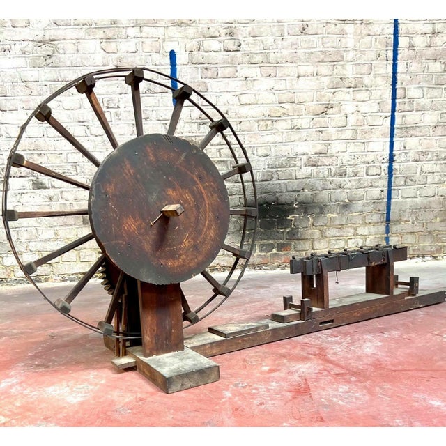 Mingei utilitarian tool traditionally used for everyday spinning. It has a wonderful patina and this great ‘architectural’...