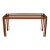 Billy Badwin Style Faux Bois Paint and Glass Console Table For Sale
