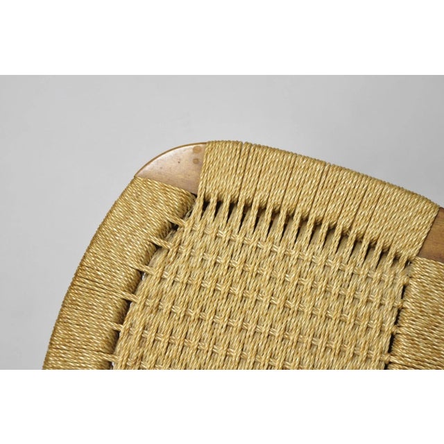 Wood Vintage Mid Century Italian Style Modern Beech Wood Clothing Valet Chair Seat, B For Sale - Image 7 of 18