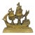 Circa 1900 English Large Brass Ship Doorstop For Sale