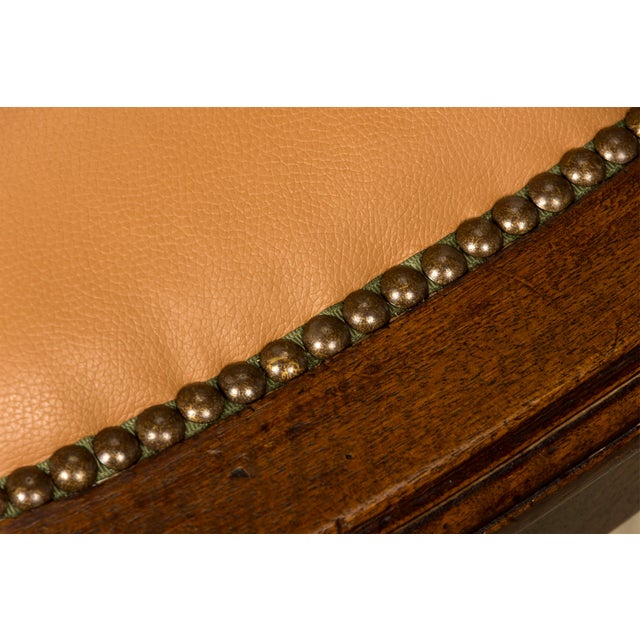 Sourced in Provence, France, this late 19th-century French Empire style desk chair is crafted in mahogany and...