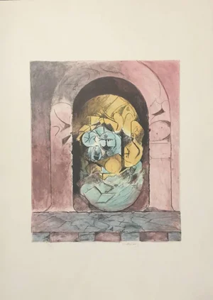 Composition - Original Lithograph by Graham Sutherland - 1979 1979