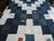 Traditional Upcycled Vintage Denim Patchwork Quilt Handmade Squares Labels Pockets Euc For Sale - Image 3 of 4