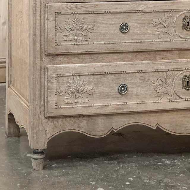 Wood 18th Century Liégeoise Louis XVI Period Stripped Commode For Sale - Image 7 of 17