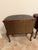 1940s 20th Century Two-Drawer Bedside Commode Nightstand With Marble Top, Pair For Sale - Image 5 of 15