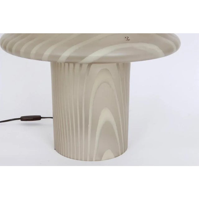 Glass Mushroom Table Lamps from Peill & Putzler, Germany, 1970s For Sale - Image 6 of 9