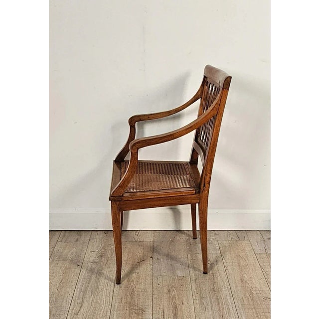 Neoclassical Vintage Italian Armchair For Sale - Image 3 of 6