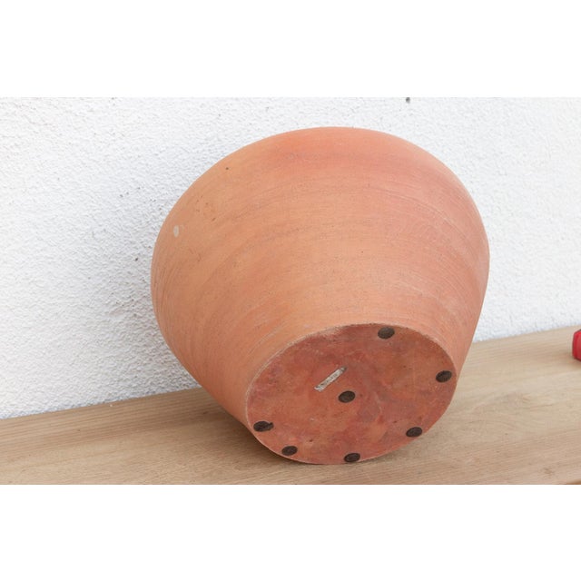 Terra Cotta Vintage Thai Terracotta Water Jar For Sale - Image 8 of 9