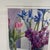 Ruth Beeve Jan's Flowers Framed Watercolor, Circa 1996 For Sale - Image 11 of 12