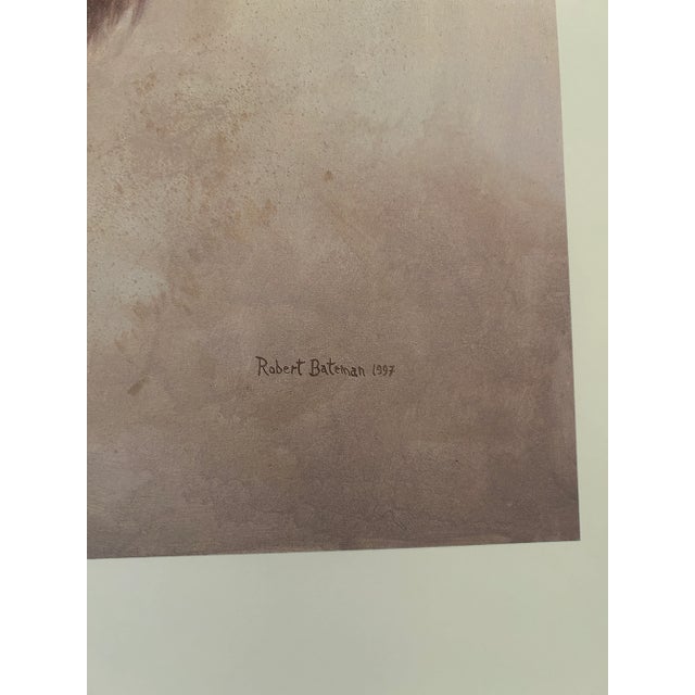 Vintage Bison Study Poster by Robert Bateman 1997 For Sale - Image 4 of 10