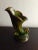 Vintage Red Wing Green Cornucopia Vase For Sale - Image 4 of 8