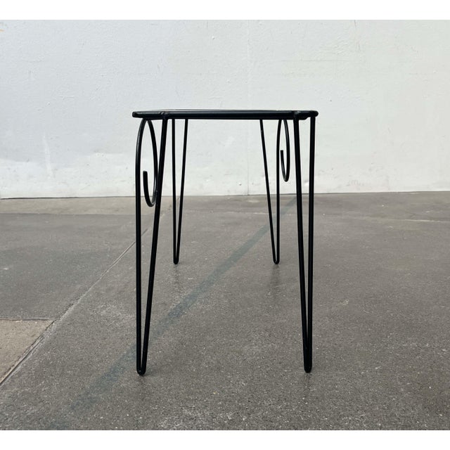 Mid-Century Modern Danish String Style Glass Side Table, 1960s For Sale - Image 12 of 18